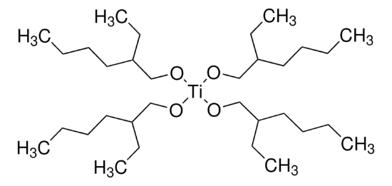 图片 2-乙基-1-己醇钛 [异辛醇钛(IV)]，Titanium(IV) 2-ethylhexyloxide；95%