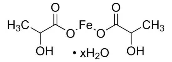 图片 乳酸铁(II)水合物，Iron(II) lactate hydrate；≥98.0% (dried material)