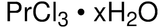 图片 氯化镨(III)水合物，Praseodymium(III) chloride hydrate；99.9% trace metals basis