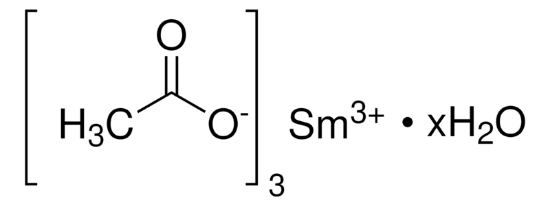 图片 乙酸钐(III)水合物，Samarium(III) acetate hydrate；99.9% trace metals basis