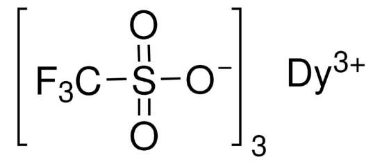 图片 三氟甲烷磺酸镝(III)，Dysprosium(III) trifluoromethanesulfonate；98%