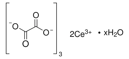 图片 草酸铈(III)水合物，Cerium(III) oxalate hydrate；99.9% trace metals basis