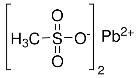图片 甲磺酸铅(II)溶液，Lead(II) methanesulfonate solution；50 wt. % in H2O