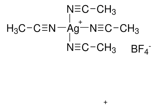 图片 四(乙酰腈)银(I)四氟硼酸，Tetrakis(acetonitrile)silver(I) tetrafluoroborate；98%