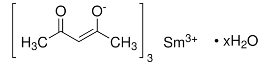图片 乙酰丙酮钐(III)水合物，Samarium(III) acetylacetonate hydrate；≥99.9% trace metals basis