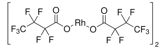 图片 七氟丁酸铑(II)二聚体，Rhodium(II) heptafluorobutyrate dimer；97%