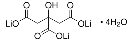 图片 柠檬酸三锂盐四水合物，tri-Lithium citrate tetrahydrate；EMPROVE® ESSENTIAL Ph Eur,BP