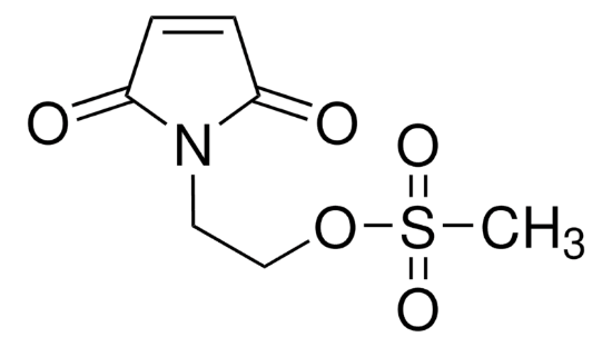 图片 2-马来酰亚胺甲磺酸乙酯，2-Maleimidoethyl mesylate；technical, ≥90.0% (HPLC)