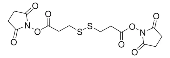 图片 3,3′-二硫代二丙酸二(N-羟基丁二酰亚胺酯)，3,3′-Dithiodipropionic acid di(N-hydroxysuccinimide ester) [DTSP]；powder