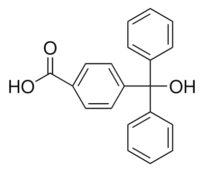 图片 4-(二苯基羟甲基)苯甲酸，4-(Diphenylhydroxymethyl)benzoic acid；≥98.0% (HPLC)