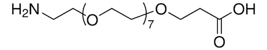 图片 氨基-八聚乙二醇-羧酸，Amino-dPEG®8-acid；>90%