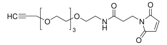 图片 炔-PEG4-马来酰亚胺，Alkyne-PEG4-maleimide；90% (HPLC)