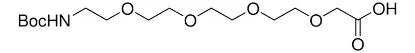 图片 N-叔丁氧羰基-四聚乙二醇-乙酸，BocNH-PEG4-acid；liquid