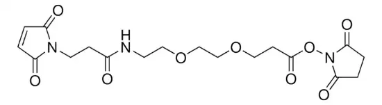 图片 马来酰亚胺-PEG2-琥珀酰亚胺酯，Maleimide-PEG2-succinimidyl ester；≥95%