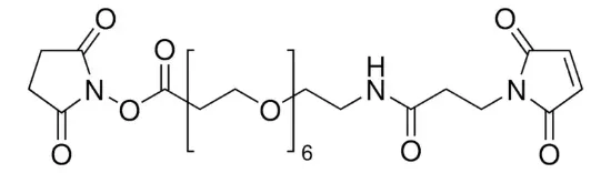 图片 马来酰亚胺-六聚乙二醇-琥珀酰亚胺酯，Maleimide-PEG6-succinimidyl ester；liquid