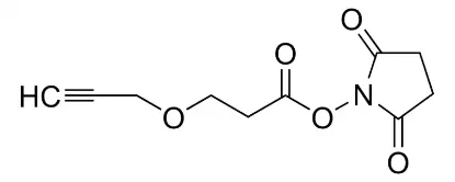 图片 炔丙基-N-羟基琥珀酰亚胺酯，Propargyl-N-hydroxysuccinimidyl ester