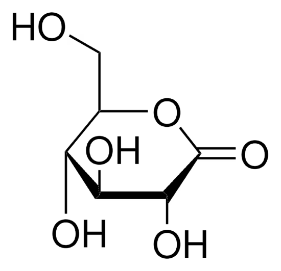 图片 D-(+)-葡萄糖酸δ-内酯 [葡萄糖酸内酯]，D-(+)-Gluconic acid δ-lactone [Gluconolactone]；An oxidation product of glucose by glucose oxidase.