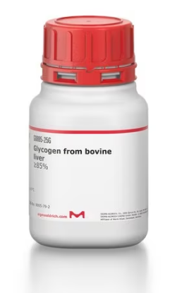 图片 糖原来源于牛肝脏 [糖元]，Glycogen from bovine liver；≥85%