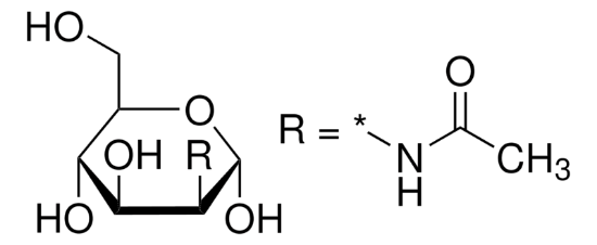 图片 N-乙酰-D-甘露糖胺，N-Acetyl-D-mannosamine [ManNAc]；cell culture, mammalian: suitable, ≥98% (TLC)