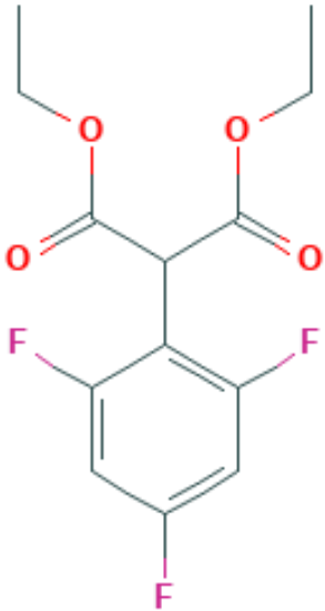 图片 2-(2,4,6-三氟苯基)丙二酸二乙酯，Diethyl 2-(2,4,6-trifluorophenyl)malonate；≥98.0%