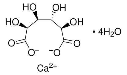 图片 D-糖二酸钙四水合物，Calcium D-saccharate tetrahydrate；98.5-102% (KT)