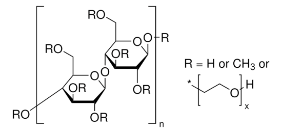 图片 甲基羟乙基纤维素，Methyl 2-hydroxyethyl cellulose