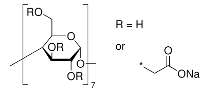 图片 羧甲基-β-环糊精钠盐，Carboxymethyl-β-cyclodextrin sodium salt