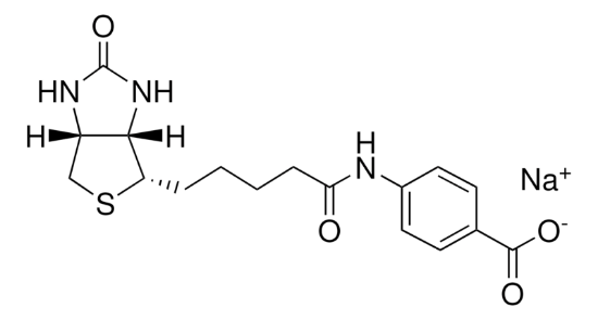 图片 生物素基4-氨基苯甲酸钠盐，Biotin 4-amidobenzoic acid sodium salt；≥95%