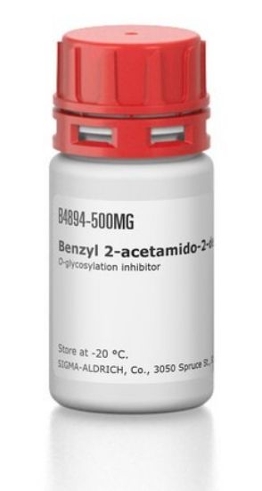 图片 苄基2-乙酰氨基-2-脱氧-α-D-吡喃半乳糖苷，Benzyl 2-acetamido-2-deoxy-α-D-galactopyranoside hydrate；O-glycosylation inhibitor