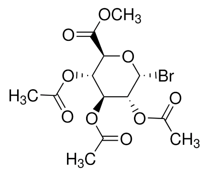 图片 A-α-D-葡萄糖醛酸甲基酯，Acetobromo-α-D-glucuronic acid methyl ester；≥93% (GC)
