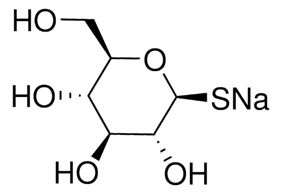 图片 1-硫代-β-D-葡萄糖钠盐，1-Thio-β-D-glucose sodium salt；≥98% (HPLC)