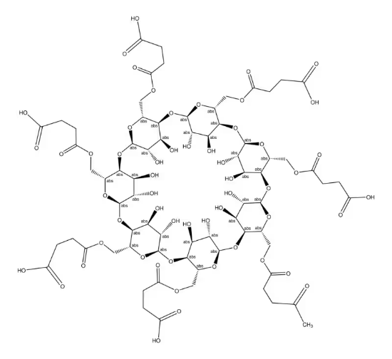 图片 琥珀酰-β-环糊精，Succinyl-β-cyclodextrin [succ-β-CD；succinyl-β-CD]；powder