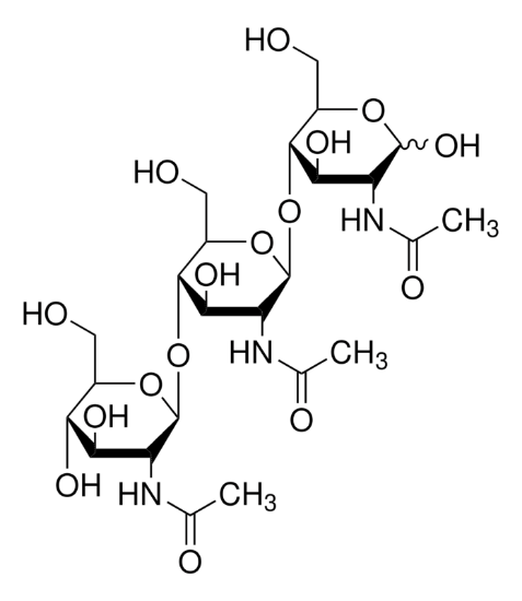图片 N,N',N''-三乙酰基壳三糖，N,N′,N′′-Triacetylchitotriose [NAG3]；≥93% (HPLC)