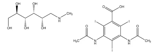 图片 泛影葡胺，Meglumine diatrizoate；organic