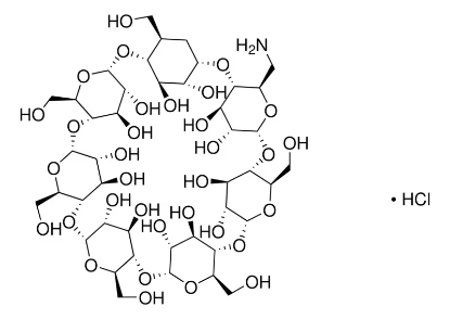 图片 单-6-O-氨基-β-环糊精盐酸盐，6-Monodeoxy-6-monoamino-β-cyclodextrin hydrochloride