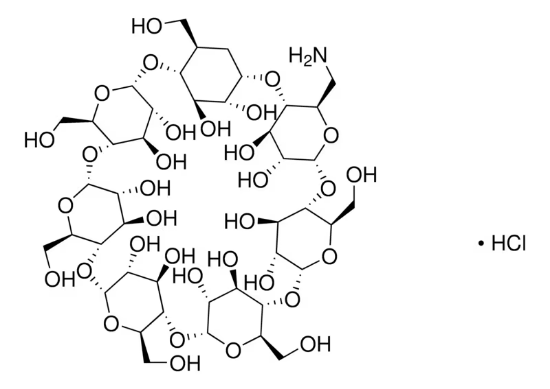 图片 单-6-O-氨基-β-环糊精盐酸盐，6-Monodeoxy-6-monoamino-β-cyclodextrin hydrochloride