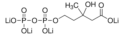 图片 (±)-甲羟戊酸-5-焦磷酸四锂盐，(±)-Mevalonic acid 5-pyrophosphate tetralithium salt [(±)-MVAPP]；≥80% (qNMR)