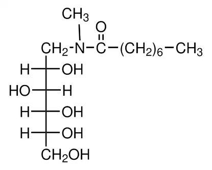 图片 N-辛酰基-N-甲基葡糖胺，N-Octanoyl-N-methylglucamine [MEGA-8, OMEGA]；≥97%