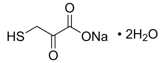 图片 巯基丙酮酸钠二水合物，Sodium mercaptopyruvate dihydrate [3-MP]；97.0-103.0% (NT)