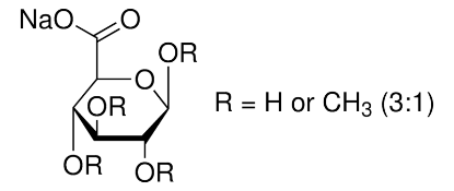 图片 甲基β-D-葡糖苷酸钠盐，Methyl β-D-glucuronide sodium salt；≥98% (TLC, anhydrous)