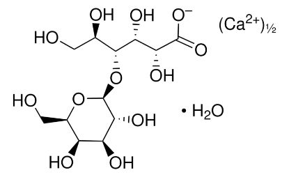 图片 乳糖醛酸钙一水合物 [乳糖酸钙]，Calcium lactobionate monohydrate；98.0-102.0% (EDTA titration)