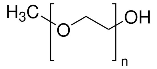 图片 聚乙二醇单甲醚，Methoxypolyethylene glycol 350 [mPEG]；average mol wt 350