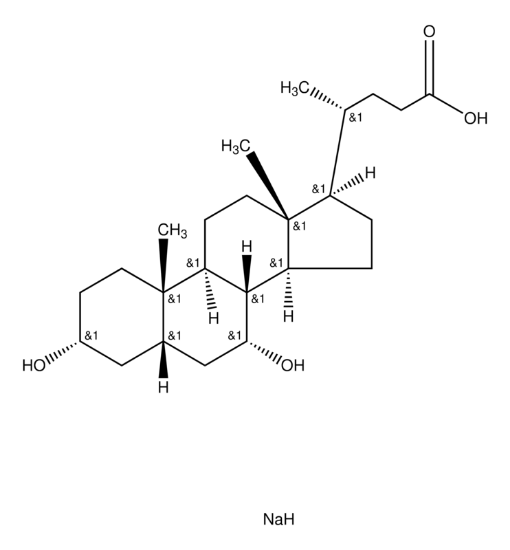 图片 鹅脱氧胆酸钠，Sodium chenodeoxycholate；≥97%