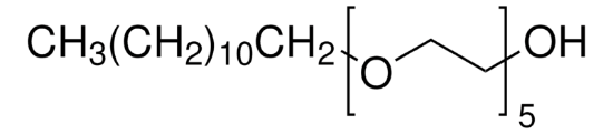 图片 五甘醇单十二烷基醚，Pentaethylene glycol monododecyl ether [C12E5]；BioXtra, ≥98.0% (GC)