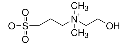 图片 3- [二甲基-(2-羟乙基)铵]-1-丙磺酸盐，3-[Dimethyl-(2-hydroxyethyl)ammonio]-1-propanesulfonate [NDSB 211]；≥98% (TLC)