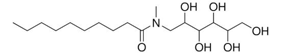 图片 N-癸酰基-N-甲基葡糖胺，N-Decanoyl-N-methylglucamine [MEGA-10]；≥98% (GC)