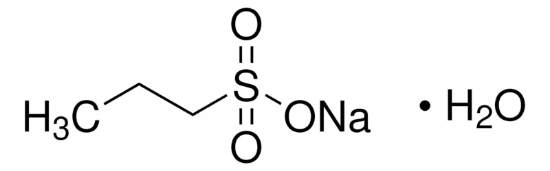 图片 丙烷磺酸钠一水合物，Sodium 1-propanesulfonate monohydrate；suitable for ion pair chromatography, LiChropur™, 98.0-102.0% (T)