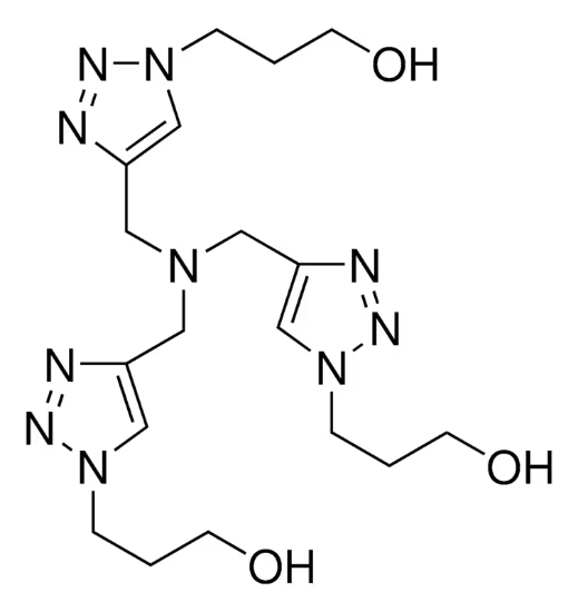 图片 三(3-羟丙基三氮基甲基)胺，Tris(3-hydroxypropyltriazolylmethyl)amine [THPTA]；95%