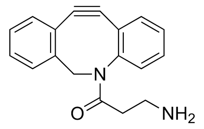 图片 二苯并环辛炔胺，Dibenzocyclooctyne-amine [DBCO-NH2, DBCO-amine]；for Copper-free Click Chemistry