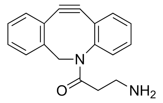 图片 二苯并环辛炔胺，Dibenzocyclooctyne-amine [DBCO-NH2, DBCO-amine]；for Copper-free Click Chemistry